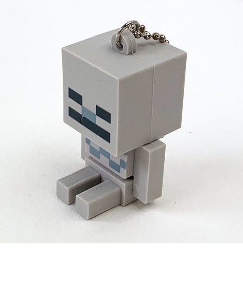 Minecraft PVCマスコット キーホルダー スケルトン キーチェーン
