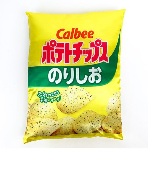 Calbee ポテトチップス のりしお ダイカットクッション インテリア