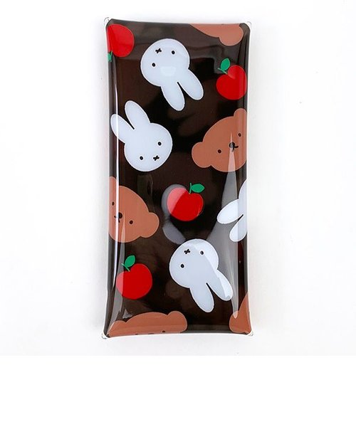 ミッフィー miffy クリアマルチケース miffyandboris ミッフィー&ボリス  ブラウン