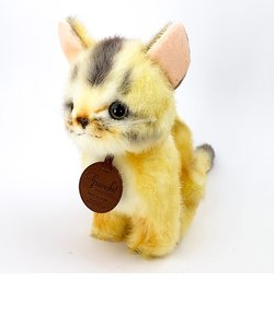 アビシニアン 猫 おすわりぬいぐるみ クリームグレイスフルインテリア用品日本製 　 　