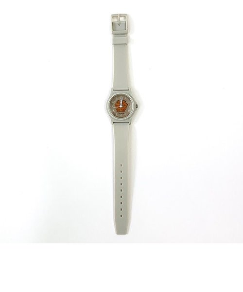 トムとジェリー カジュアルPVCモデル 腕時計 ライトグレー日本製