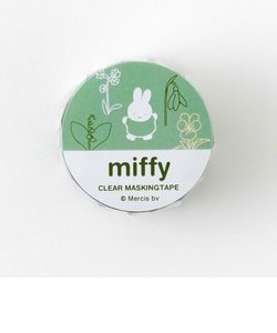 ミッフィー miffy クリアマスキングテープ（garden） GREEN FLASH