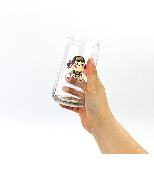 ペコちゃん 缶型グラス レトロ 日本製 不二家 | PERFECT WORLD 