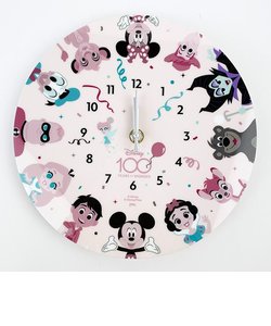 ディズニー100周年 アクリル壁掛け時計 インテリア Disney