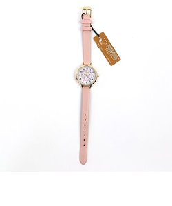 スヌーピー 水彩イラストウォッチ PEANUTS 腕時計 ピンク