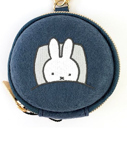 ミッフィー miffy コインケース (ネイビー) 小物入れ ミニポーチ