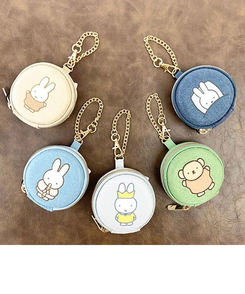 ミッフィー miffy コインケース (グリーン) 小物入れ ミニポーチ