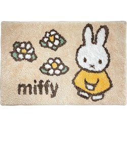 ミッフィー miffy バスマット(花の道) Dick Bruna ギフト箱入り ベージュ