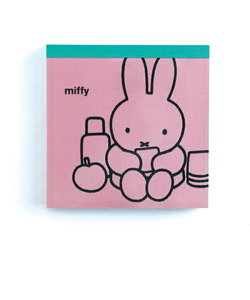 ミッフィー miffy メモパッド・スクエア ピンク メモ帳 文房具 日本製