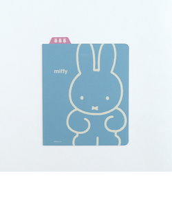 ミッフィー miffy リングノート用下敷き（スクエア) 文房具 ブルー 日本製