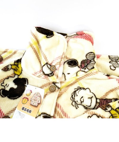 西川 スヌーピー 着る毛布 - ルームウェア/パジャマ