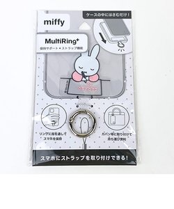 ミッフィー miffy お絵描き マルチリングプラス スマホ用品 ストラップ機能