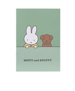 ミッフィー＆スナッフィー A5ノート（グリーン） 文具 文房具 miffy and snuffy 23AW 日本製