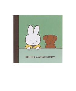 ミッフィー＆スナッフィー スクエアメモ（グリーン） 文具 文房具 miffy and snuffy 23AW 日本製