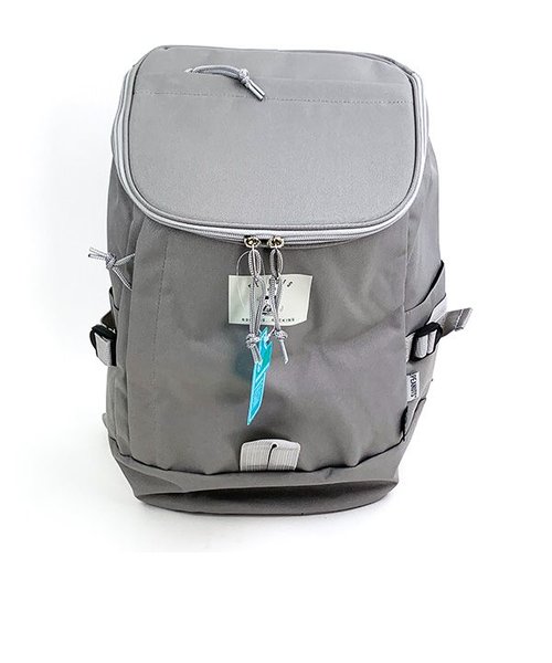 リュック/バックパックスヌーピー スクエアジップデイパック ロッキングチェア RE-PET グレー リュック 通勤 通学 バッグ