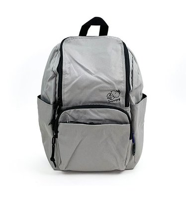 スヌーピー リュック ロッキングチェア RE-PET グレー リュック 通勤 通学 バッグバッグ
