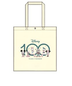 ディズニー 100周年 ミッキー キャンパストートバッグ （アイボリー） Disney