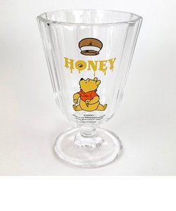 ディズニー くまのプーさん ハニーミルク 脚付グラス コップ Disney