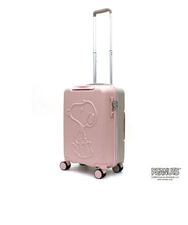 スヌーピー スーツケース （ピンク/グレージュ） 32L キャリー