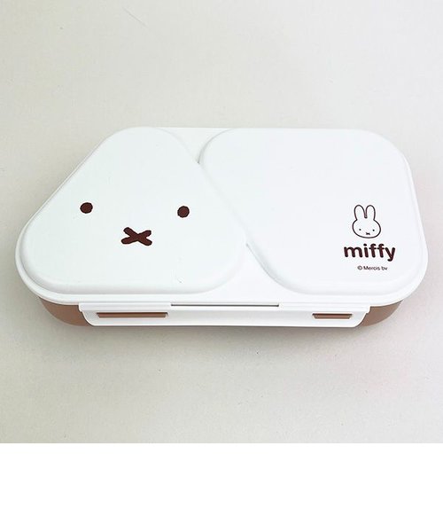 ミッフィー miffy おにぎり おかずケース お弁当箱 ランチボックス 465ml ホワイト×ブラウン