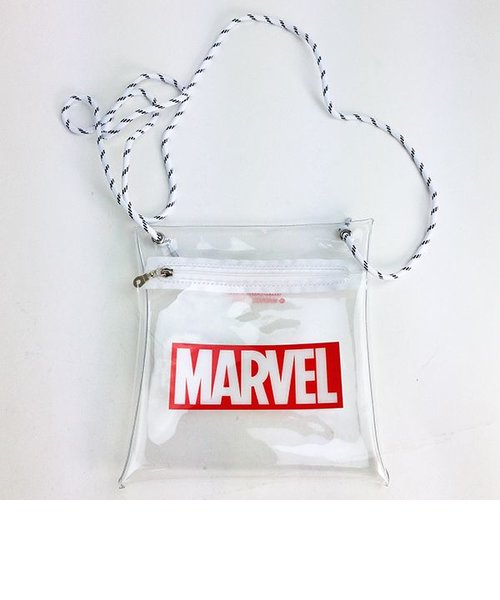 MARVEL マーベル クリアミニショルダーBAG ロゴ カバン CL グッズ(PWD)