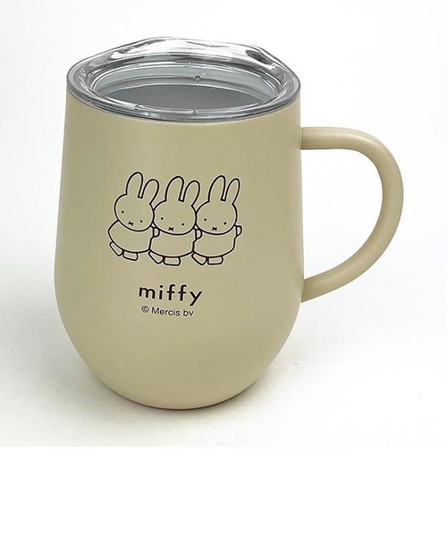 ミッフィー miffy 蓋つきステンレスマグ (ベージュ) 保温 保冷 コップ ギフト