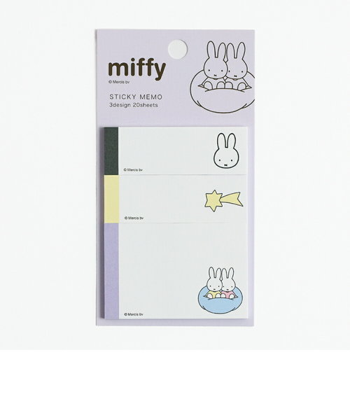 ミッフィー miffy スティッキーメモ（パーフル） 付箋 文具 日本製