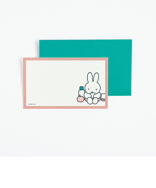 ミッフィー miffy ミニカードセット（ピンク） レターセット 文具 日本製