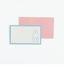 ミッフィー miffy ミニカードセット（ブルー） レターセット 文具 日本製