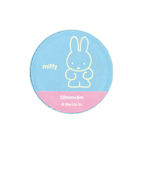 ミッフィー miffy 金箔マスキングテープ（clothes） 文具