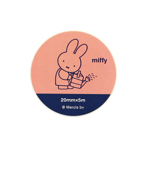 ミッフィー miffy 金箔マスキングテープ（garden） 文具