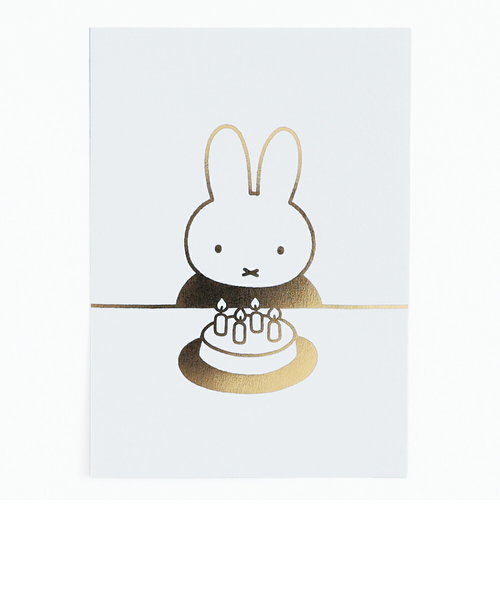 ミッフィー miffy ポストカード（birthday） ハガキ 文具 日本製