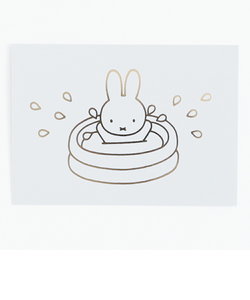 ミッフィー miffy ポストカード（splash） ハガキ 文具 日本製