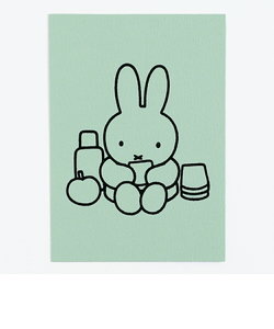 ミッフィー miffy ポストカード（green） ハガキ 文具 日本製