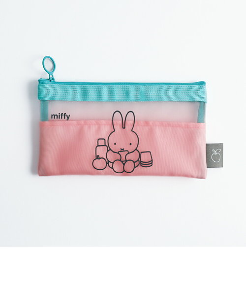 ミッフィー miffy メッシュペンポーチ（pink） 筆箱 文具