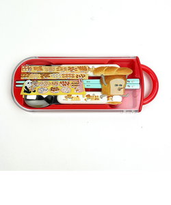 パンどろぼう 抗菌食洗機対応スライド式トリオセット 入園入学 新学期 お弁当 ランチ キッチン レッド