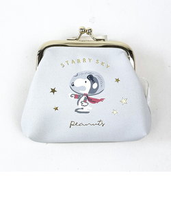 スヌーピー アストロ がま口ポーチ グレー 財布 小物入れ SNOOPY