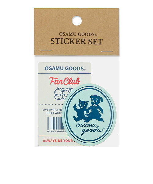 OSAMU GOODS オサムグッズ ステッカーセット TICKET シール 文具 学校 オフィス