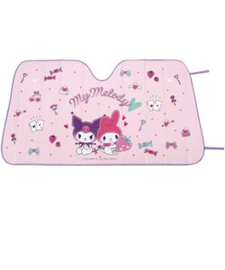 サンリオ マイメロディ＆クロミ オトナカワイイ サンシェード カー用品 車用品 Sanrio