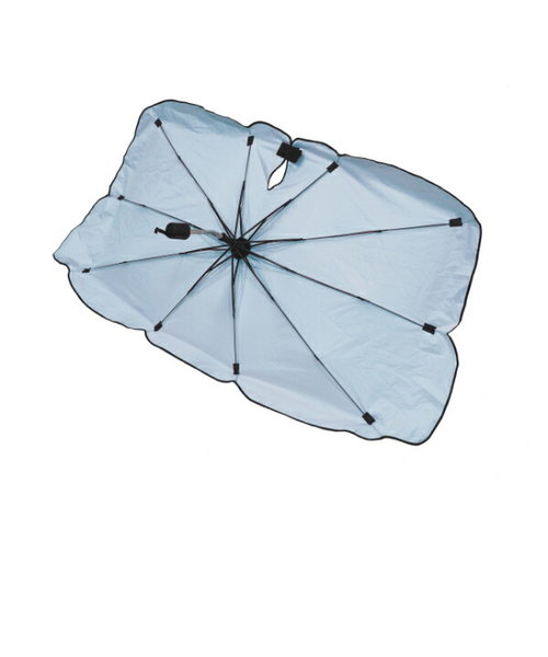 折り畳み 傘型 サンシェード ブルー Lサイズ カー用品 車関連