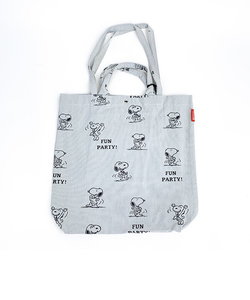 スヌーピー ジャガードトートバッグ (グレー) ルートート (ROOTOTE) SNOOPY