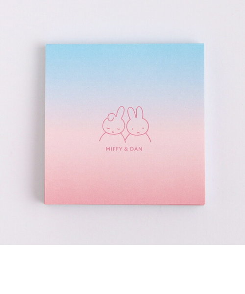ミッフィー ツインメモパッド（miffy&dan） 文具 日本製 ブルー/ピンク