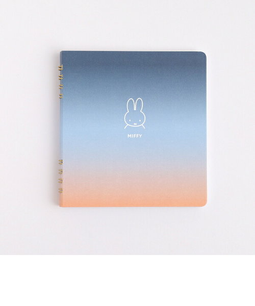 ミッフィー リングノート・スクエア（miffy） 文具 日本製 ネイビー/オレンジ