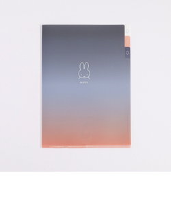 ミッフィー A5ポケットクリアファイル（miffy） 文具 日本製 ネイビー/オレンジ