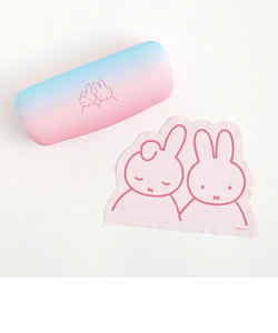 ミッフィー メガネケース＆クロスセット（miffy&dan） 小物入れ  ブルー/ピンク