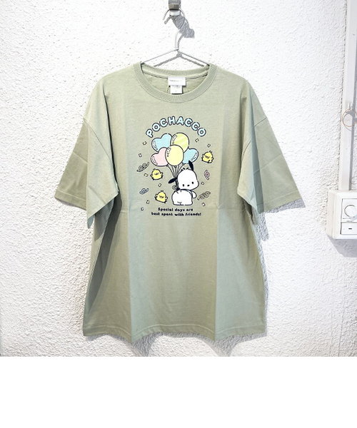 サンリオ ポチャッコ 35周年(35th) Ｔシャツ グリーン Sanrio