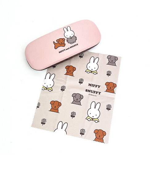 ミッフィー miffy MIFFY AND SNUFFY 眼鏡ケース ピンク