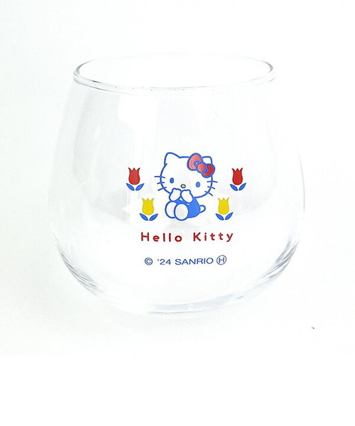 サンリオ ハローキティ― フラワー ゆらゆらグラス 日本製 Sanrio