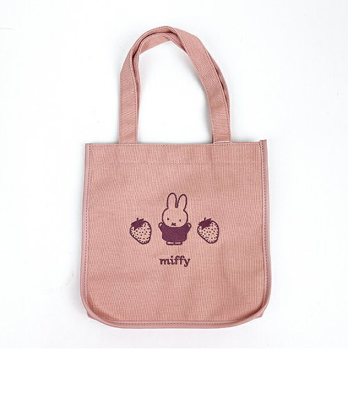 ミッフィー miffy スクエアトートバッグ (ピンク)