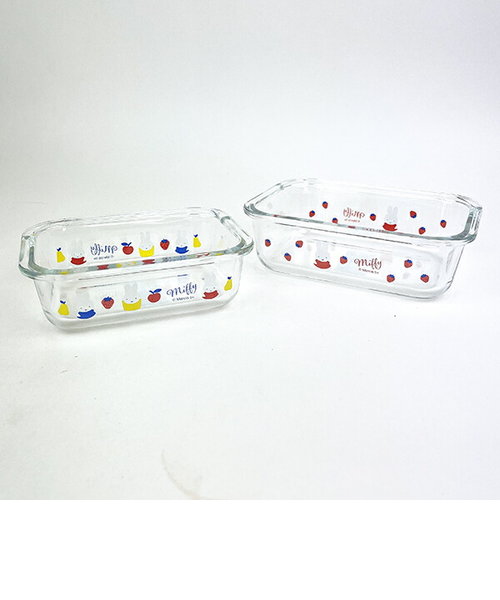ミッフィー miffy 耐熱ガラス製4点ロック 保存容器 キッチン用品 | PERFECT WORLD（パーフェクトワールド）の通販 - u0026mall